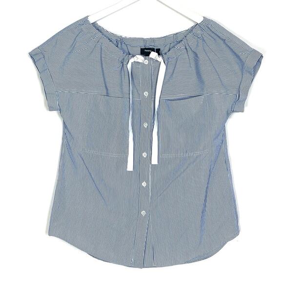 Theory Velvela Striped Top - Picture 2 of 10